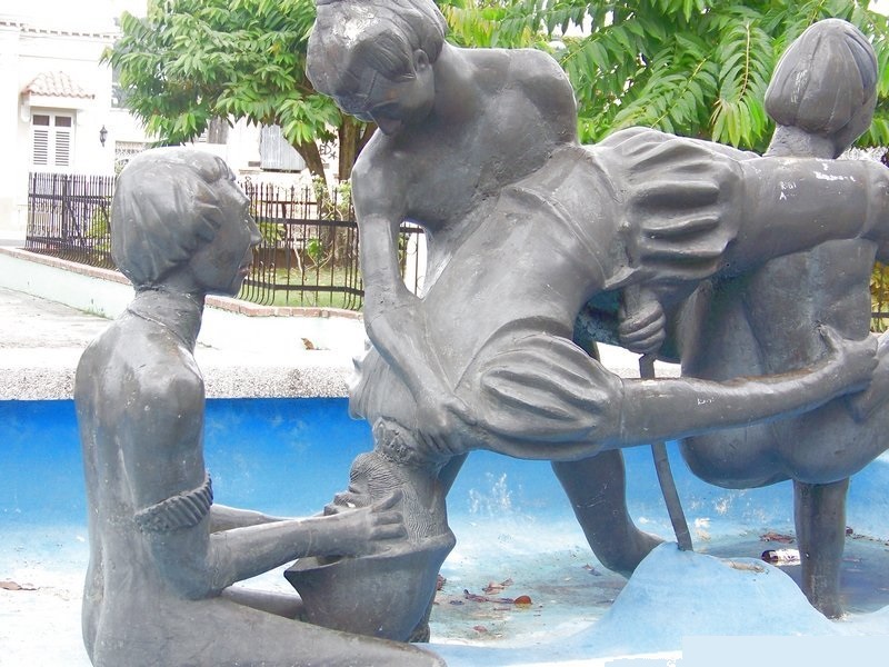 Estatua de Diego Salcedo, Plaza de Recreo